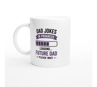 PassionCadeau Future Dad Mug Dad Jokes in Progress Loading Please Wait