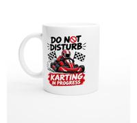 PassionCadeau Karting Mug Do Not Disturb Karting in Progress | Humorous Go Kart Racer Mug - Unique Gift Idea