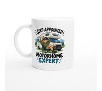 PassionCadeau Motorhome Mug Self-Appointed Motorhome Expert | Funny Motorhome Owner Tea Mug - Unique Gift Idea