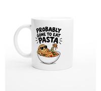 PassionCadeau Pasta Mug Probably Gone to Eat Pasta | Funny Pasta Lover Mug - Unique Gift Idea