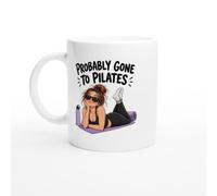 PassionCadeau Pilates Mug Probably Gone to Pilates | Funny Pilates Lover Mug - Unique Gift Idea