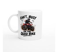 PassionCadeau Quad Bike Mug Can't, Busy on the Quad Bike | Novelty Quad Biker Mug - Unique Gift Idea