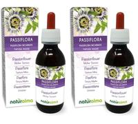 Passionflower (Passiflora incarnata) herb with Flowers Alcohol-Free Mother Tincture Naturalma - Liquid Extract Drops 120 ml - Food Supplement - Vegan (Pack of 2)