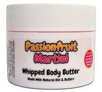 Passionfruit Martini Whipped Body Butter - 150g - Natural Oils and Butters - Cocktail Scent - Vegan Friendly - Puddle of Wax - Made in the UK