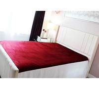 PassionMate100% Waterproof Stain-Proof Intimacy Bed Pad - Couples Massage - Ultra-Soft, Silent, Luxe Bedsheets Protector with Tuck-in Sides (Queen, Burgundy)