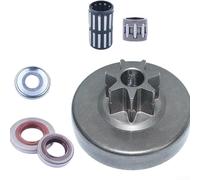 Passive Clutch Kit MS028 for 028AV For Chainsaws Featuring Metal Clutch Drum and High-Durability Needle Bearing (B)