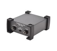 Passive DI Box Direct Box 2 Channels Impedance Transform Audio Isolator Direct Box for Musicians Sound Engineers Touring Live Performances