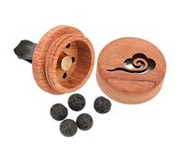 Passive Diffuser, Wooden Essential Oil Diffuser Wood Diffuser Wood Car Freshener Fireless Innovative Mini Wooden Perfume Diffuser