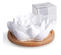 Passive Essential Oil Diffuser,Aromatherapy Passive Mini Ceramic Essential Oil Small Diffuser for Desk Office Home Gift (Lotus)
