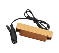 Passive Guitar Pickup Wood Texture Not Battery Required Simple Installation Guitar Accessories For Clear Sound Sound Amplifier