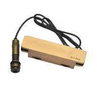 Passive Guitar Pickup Wood Texture Not Battery Required Simple Installation Guitar Accessories For Clear Sound Stage Performances Pickup