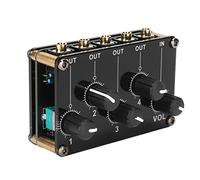 Passive Mixer 4 Channel Passive Mixer Abs Mini Stereo 4 Channel Line Mixer Low Noise Professional 4 Channel Passive Mixer For Mixing Instrument Cd Player