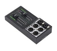 Passive Stereo Volume Control, Sound Adjustment Controller for DVD, DAC, Smartphone, Multiple Output, Metal Casing, No Power Supply Needed, Plug and Play, 70mm Knob
