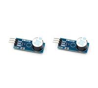 Passive Triggering Buzzer Alarm Sound Module with Mounting Holes Easy Installation for Microcontroller DC3.3-5V 9012 Drive Buzzer Module