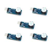 Passive Triggering Buzzer Alarm Sound Module with Mounting Holes Easy Installation for Microcontroller DC3.3-5V 9012 Drive Buzzer Module