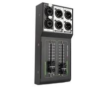 Passive Volume Controller All Metal Lossless 1 In 2 Out Accurate Stereo Sound Level Adjuster For Studio Recording And Home Audio System Equipment Plug And Play Heavy Duty Build