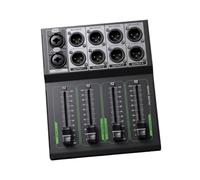 Passive Volume Controller with 4 XLR Output Channels and Linear Scale Fader Quiet Professional Hearing Passive Volume Controller