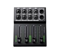 Passive Volume Controller with 4 XLR Output Channels and Linear Scale Fader Quiet Professional Hearing Passive Volume Controller