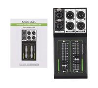 Passive Volume Controller with XLR Input Output 70mm Knob for Audio Devices - Professional Metal Sound Adjuster for Studio Home Use with DVD Players Computers Sound Cards and Speak