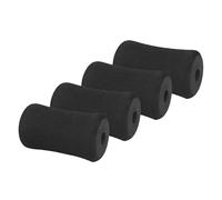 PASSORE BLACI TIPS - Leg Extension Accessories, 4 Pack Tube Covers | Attachment for Mechanisms for Cushion Gear Training, Replacement Sleeves