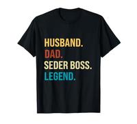 Passover Husband dad Seder Boss Legend Pesach Jewish Matzah T-Shirt