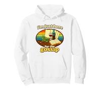Passover I'm Just Here For The Gossip Matzah Jewish Family Pullover Hoodie
