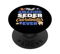 Passover Leader Leopard Print Heart PopSockets Adhesive PopGrip