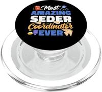 Passover Leader Leopard Print Heart PopSockets PopGrip for MagSafe