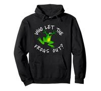 Passover Shirt Who Let The Frogs Out Funny Jewish Matzah Pullover Hoodie