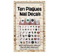 Passover Ten Plagues Nail Decals