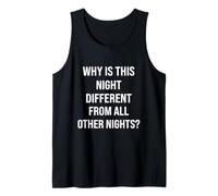 Passover Why is This Night Different Ma Nishtana Jewish Tank Top