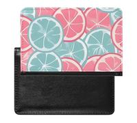 Passport And Vaccine Card Holder Blue Citrus Slices Passport Holder Passport Case Passport Covers Passport Book Passport Protector Passport Wallet International Travel, Blue Citrus Slices, 5.8 × 3.9 ×