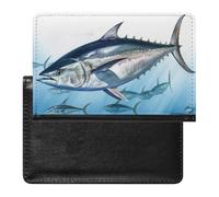 Passport And Vaccine Card Holder Bluefin Tuna Thunnus Passport Holder Passport Case Passport Covers Passport Book Passport Protector Passport Wallet International Travel, Bluefin Tuna Thunnus, 5.8 ×