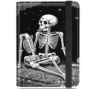 Passport and Vaccine Card Holder Combo with RFID Signal Block, Design PU Leather Credit Card Holder Wallet Cover, with CDC Vaccination Card Protector Slot & Metal Pen, Love After Death, Passport