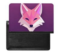 Passport And Vaccine Card Holder Dark Fox Passport Holder Passport Case Passport Covers Passport Book Passport Protector Passport Wallet International Travel, Dark Fox, 5.8 × 3.9 × 0.4 inches, Classic