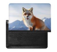Passport And Vaccine Card Holder Fox Passport Holder Passport Case Passport Covers Passport Book Passport Protector Passport Wallet International Travel, Fox, 5.8 × 3.9 × 0.4 inches, Classic