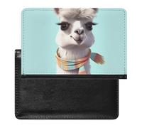 Passport And Vaccine Card Holder Funny Cartoon Llama Passport Holder Passport Case Passport Covers Passport Book Passport Protector Passport Wallet International Travel, Funny Cartoon Llama, 5.8 × 3.9