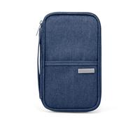 Passport Bag Family Passport Cover Waterproof Family Travel Wallet for Storage Credit Cards ID Boarding Passes Tickets, navy, X, Classic