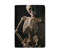 Passport Card Cover Passport Cover for Women, Skeleton Cool Pose