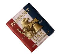 Passport Case, Travel Scratch Resistant Passport Holder - Lightweight Document Protection Case for Couples Family Friend Grandparents Parents Son Daughter, a, 説明を参照してください