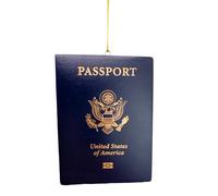 Passport Christmas Tree Travel The World Ornament