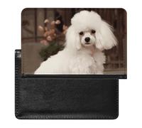 Passport Cover,French Poodle Printed Travel Passport Holder,PU Passport Holder,Unisex Passport Holder, French Poodle, 5.8*3.9 IN