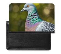 Passport Cover Leather Passport Protector Maritime Sailboat Compass Travel Document Holder Cover Travel Essentials for Women Men, Grey Pigeon, One Size