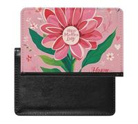Passport Cover Leather Passport Protector The Witch of Darkness Travel Document Holder Cover Travel Essentials for Women Men, Happy mother day, One Size