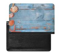Passport Cover With Card Slots Leather Passport Holders A Sleeping Rabbit Waterproof Passport Holder Covers Case for Travel, Things on the Ground, One Size