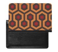 Passport Cover With Card Slots Leather Passport Holders Bright Flower Style Waterproof Passport Holder Covers Case for Travel, Shining Overlook, One Size