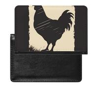 Passport Cover With Card Slots Leather Passport Holders Farmhouse Chicken Waterproof Passport Holder Covers Case for Travel, Farmhouse Chicken, One Size