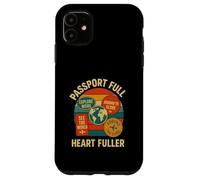 Passport Full Heart Fuller Retro Vintage Travel Design Case for iPhone 11