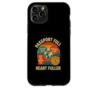 Passport Full Heart Fuller Retro Vintage Travel Design Case for iPhone 11 Pro
