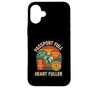 Passport Full Heart Fuller Retro Vintage Travel Design Case for iPhone 16 Plus
